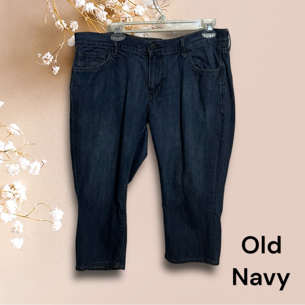 OLD NAVY   SPRING/SUMMER   DIVA DENIM CAPRI JEANS     SIZE: 14